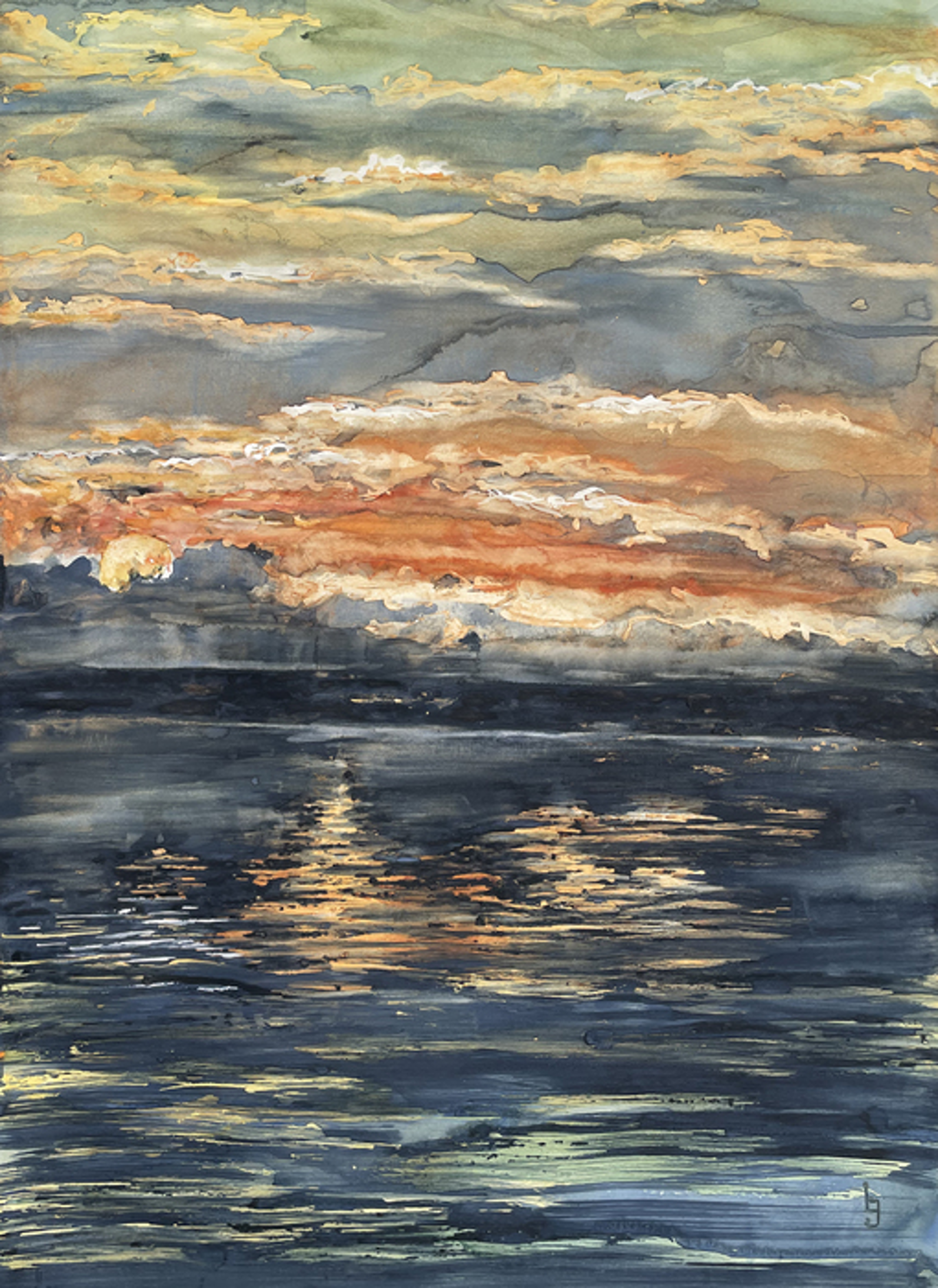 Linda Johnson, <em>Sunkissed</em>, Watercolor