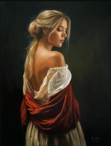 William Char, Inward Gaze, Oil